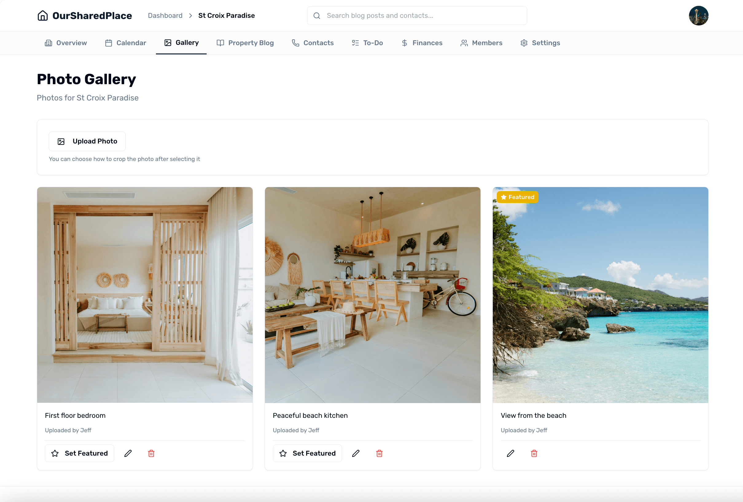 Shared photo collection